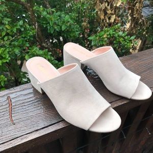 Madden Girl Suede Mules